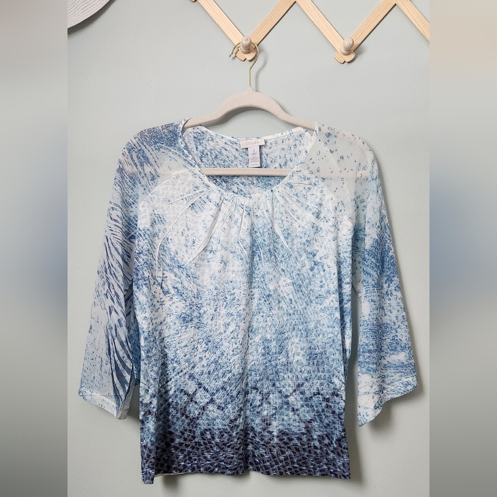 Blue Chicos blouse M size